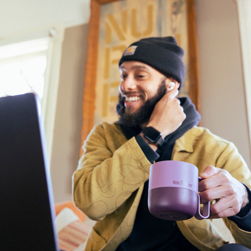 rise-drinkware-set-y8 12oz_rise_coffee_mug_dusty_orchid_guy_laptop_square.jpg